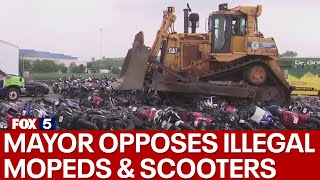 Mayor takes stand against illegal mopeds & scooters