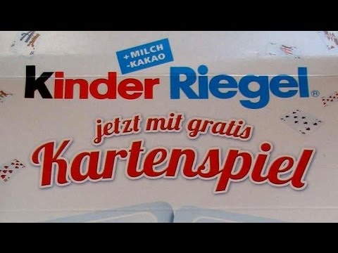 candy petřvald Kinder Chocolate - Kinder Card Game - Poker