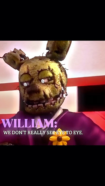 william and charlie arguing for a minute :D #fnaf #anniversary #springtrap #puppet #fyp
