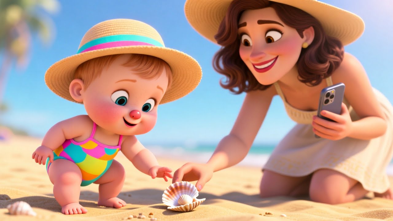 Seashore 123 Fun Trip 🏖️🚤 | Learn Numbers 1 to 10 for Kids | Baby Counting Video