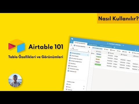 Video: Airtable'a nasıl satır eklersiniz?