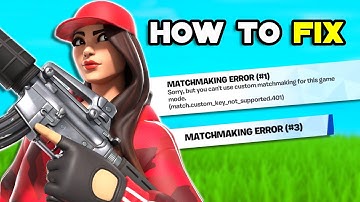 MATCHMAKING ERROR in Fortnite in 1 minuut oplossen!