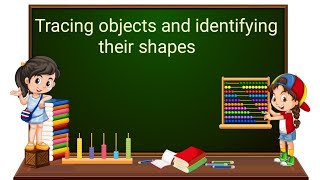Celebrity Tracing objects and identifying their shapes | Boundary of objects for kids | English | Class 2 Profile