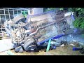 Car Smashes Into Van Nuys Storefront At High Speed