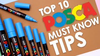 TOP 10 POSCA TIPS - Most Frequently Asked Questions ANSWERED