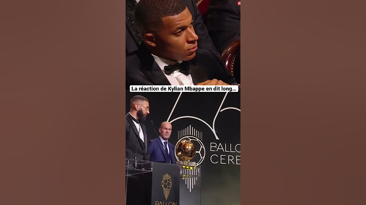 Mbappe réaction face à Benzema pour le Ballon d’or 2022
