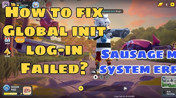 How to fix Global SDK init failed log in (sausage man). tagalog tut.