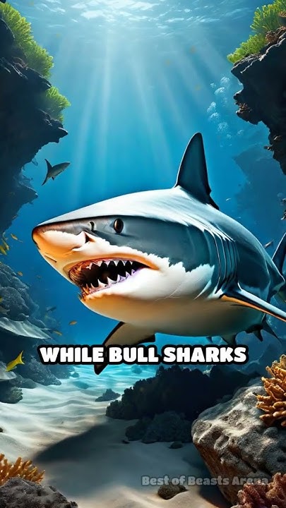 Bull Shark vs. Hammerhead Shark Showdown - YouTube