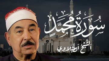 سورة محمد كاملة | الشيخ محمد محمود الطبلاوي - Surah Muhammad
