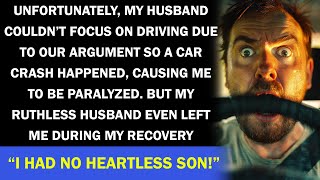 Wicked husband caused me to fall into paralysis after a car crash yet he even ignored me in hospital