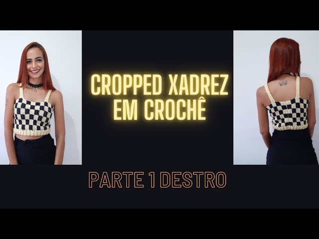 Ponto Xadrez de Crochê #tutorial #crochet #croche #crochettiktok #howt