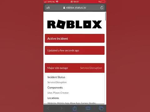 Roblox.status.io Is roblox down?? 