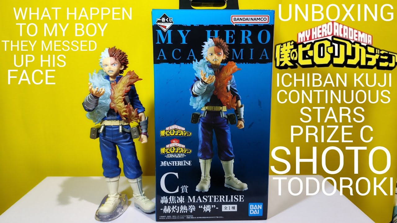 UNBOXING MY HERO ACADEMIA ICHIBAN KUJI MASTERLISE PRIZE C SHOTO 