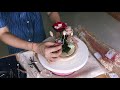 [Vlog] 花艺设计 - Glass Dome Flower Arrangement