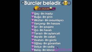 bürclər haqqında video