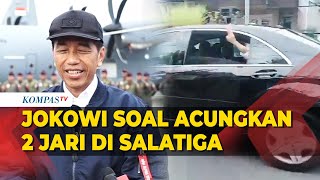 Jokowi Buka Suara soal Ada Tangan Acungkan 2 Jari dari Mobil Kepresidenan