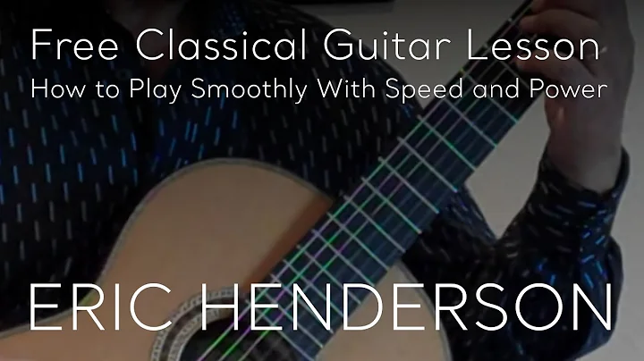 Free Classical Guitar Lesson 'How to Play Smoothly...