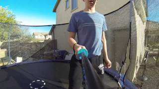 Backyard trampoline sesh - GoPro