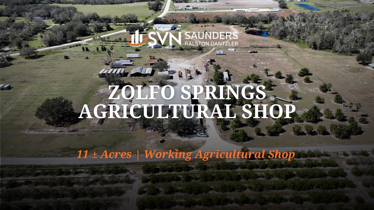 Zolfo Springs Agricultural Shop 11 ± Acres 12,000 ± SF Shop For