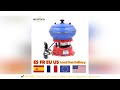 NIUPIKA 8inch Tumbler Vibrating Polishing Machine 3kg Capacity For Metal Jewelry Vibratory Polisher