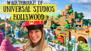 WALKTHROUGH-Universal Studios Hollywood- Behind the Scenes Backlot Tour, Super Nintendo World & MORE