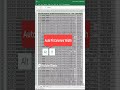 🔥OMG 😱    Only 1% People Knows These Excel Tips   #Shorts #excel
