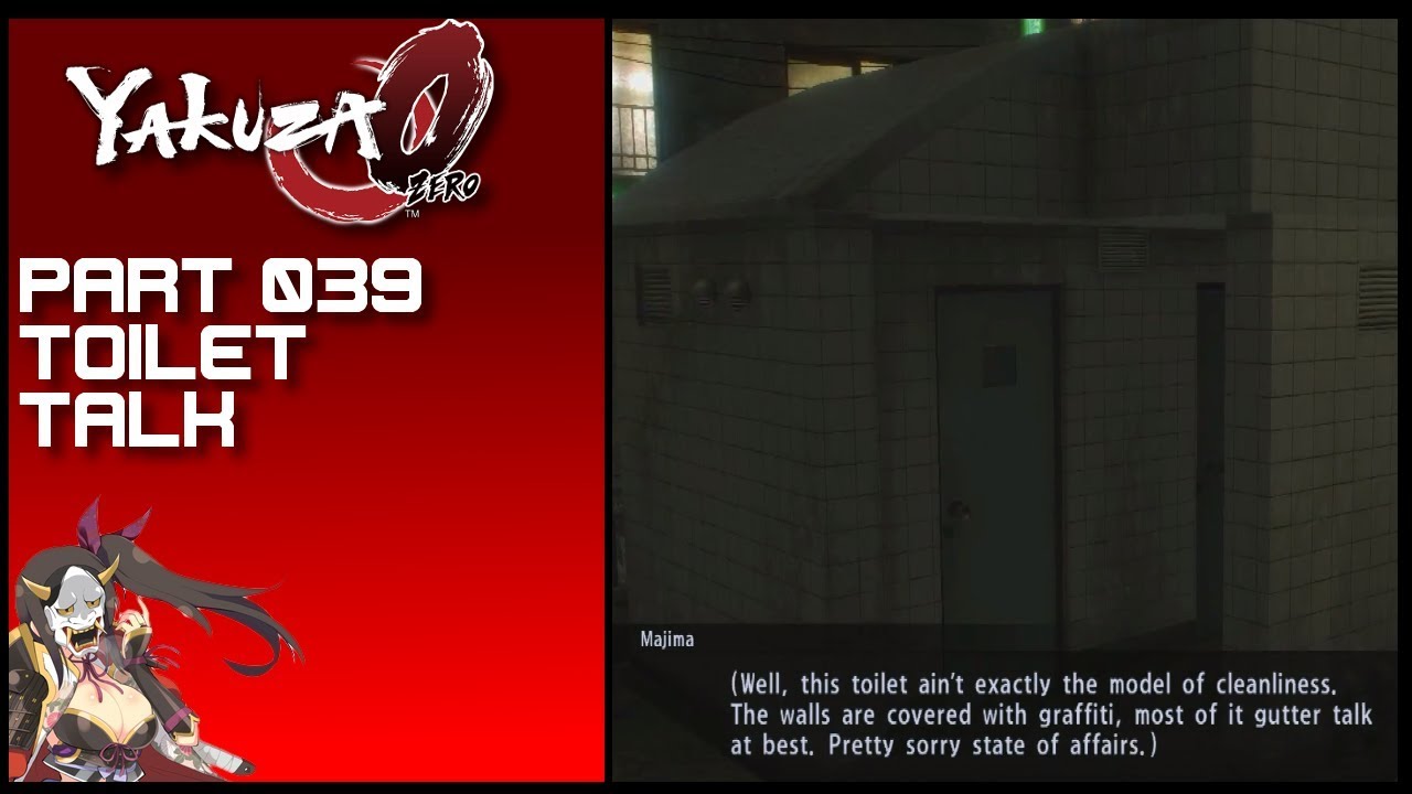Yakuza 0 039 Toilet Talk YouTube