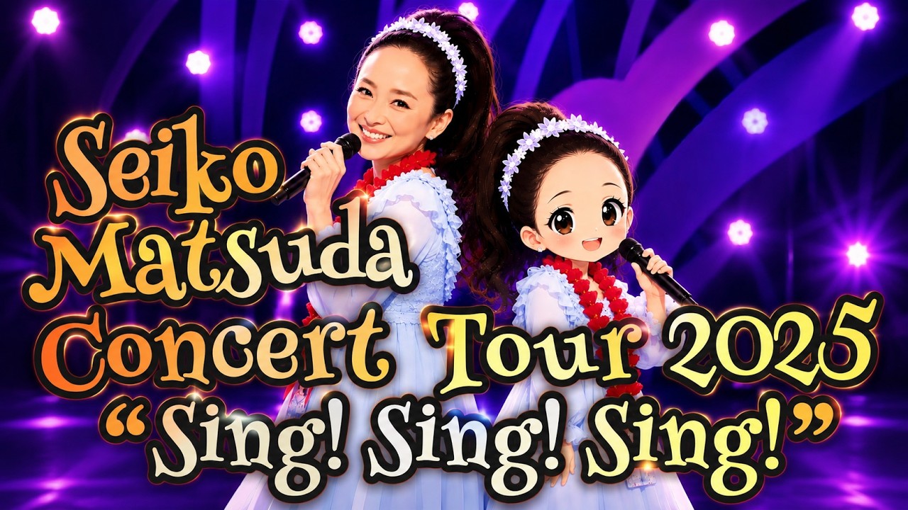👩松田聖子さん🧡45th Anniversary Seiko Matsuda Concert Tour 2025