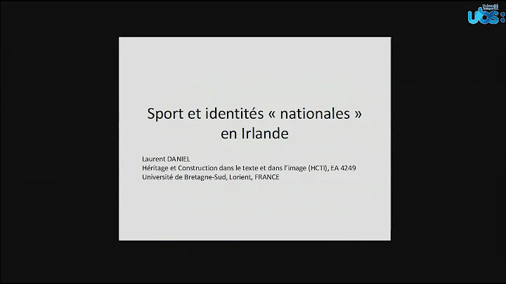 Les Mardis de la Recherche : Sport et nationalisme en Irlande