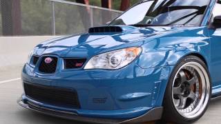 Laguna Seca blue Subaru Sti | Third World Society