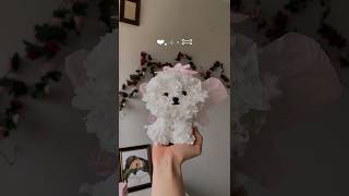 Cutest paper flower dog ever😭🔥😱 #shorts #viral #diy #giftideas @CraftyNandani7
