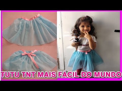 saia de tule com tnt