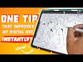 The easy way to flip your canvas  digital art tips for beginners in procreate and photoshop 3 min