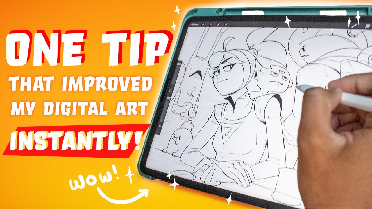 The Easy Way To Flip Your Canvas | Digital Art Tips For Beginners In Procreate And Photoshop {3 Min}