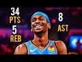 GILGEOUS ALEXANDER balls out in game 2 with 34 POINTS