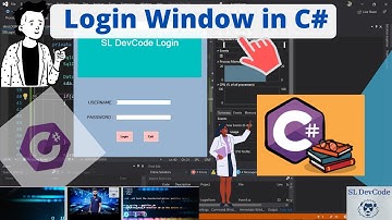 C# Tutorials & Projects 02 - Create a Login Window with C# and SQL server | Source Code | Login Form