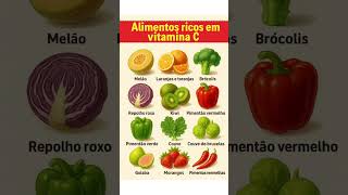 ✅ Alimentos Ricos em Vitamina C⚠️ Leia a Descrição⚠️ #saude