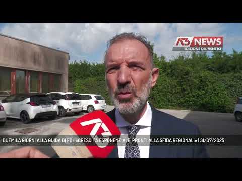 DUEMILA GIORNI ALLA GUIDA DI FDI: «CRESCITA ESPONENZIALE, PRONTI ALLA SFIDA REGIONALI» | 31/07/2025