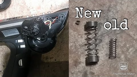 So your steering spring broke on you