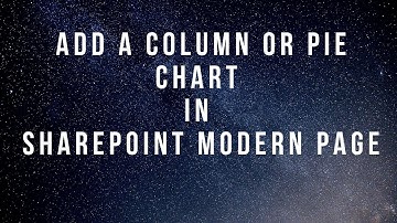 How to Add Chart in SharePoint Online Page