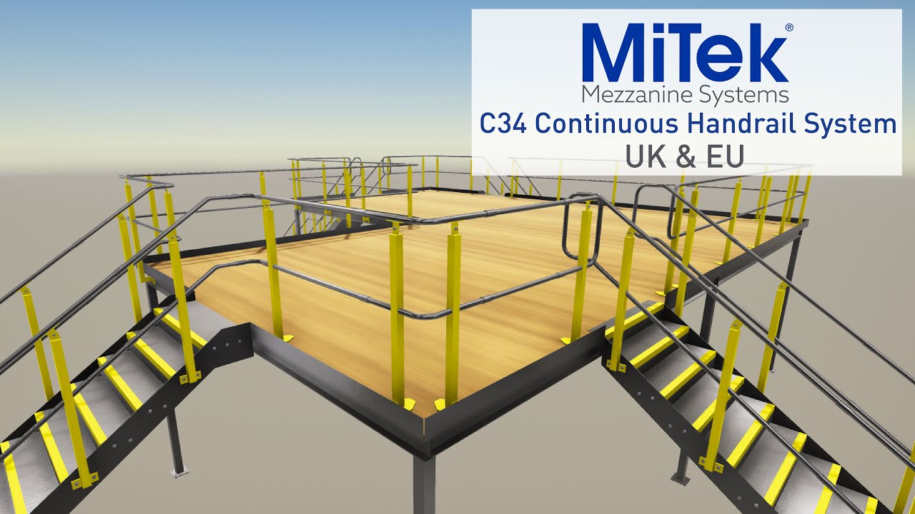 MiTek C34 Edge Protection / Handrail System (UK/EU) - YouTube