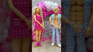 Barbie and Ken made from latex balloons. Барби и Кен из шаров. #аэродизайн #barbie #анатолийпиксаев