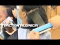 Detailed Silk Press On natural hair! AlopeciaTreatment! by cyn doll