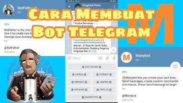 Cara Membuat Bot Telegram | Pendaftaran Server Pulsa