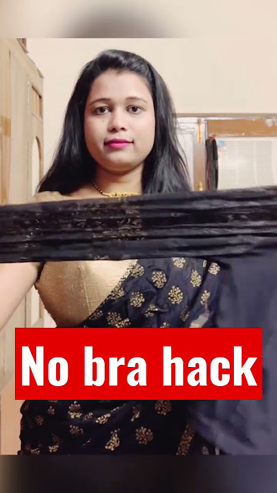 No bra needed | Latest designer blouse | Saree blouse without bra | #styling #shorts #blouse #nobra