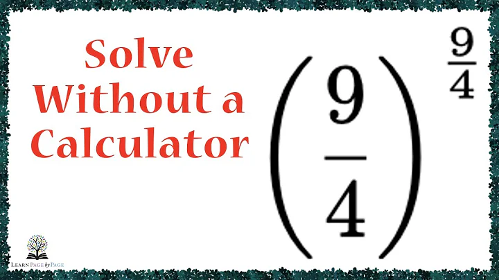 Math Olympiad (9/4)^9/4 | Only 10% Can Simplify