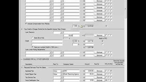 Calyx point brokered fee sheet