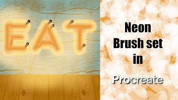 Neon Brush set in PROcreate