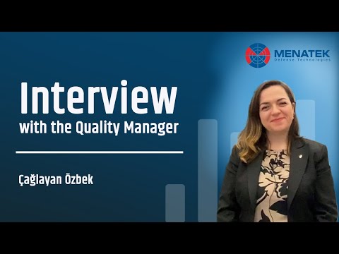 Menatek Quality Department Interview | Kalite Departmanı Röportaj