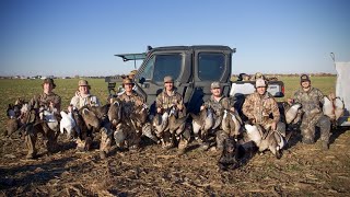 Hunting Big Flocks of Late Season Tough Geese!!